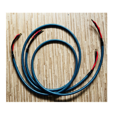 High End Lautsprecherkabel Sommercable Quadra Blue mit Banana, Paar 2x2,5m
