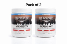 Roundhouse provisions morning kick-digestive strawberry lemonade, 9.1 oz 2Pack 