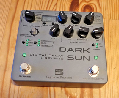 Seymour Duncan Dark Sun Delay Reverb Pedal mit Midi