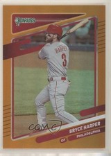 2021 Panini Donruss Holo Orange Bryce Harper (Batting) #173 0a9a