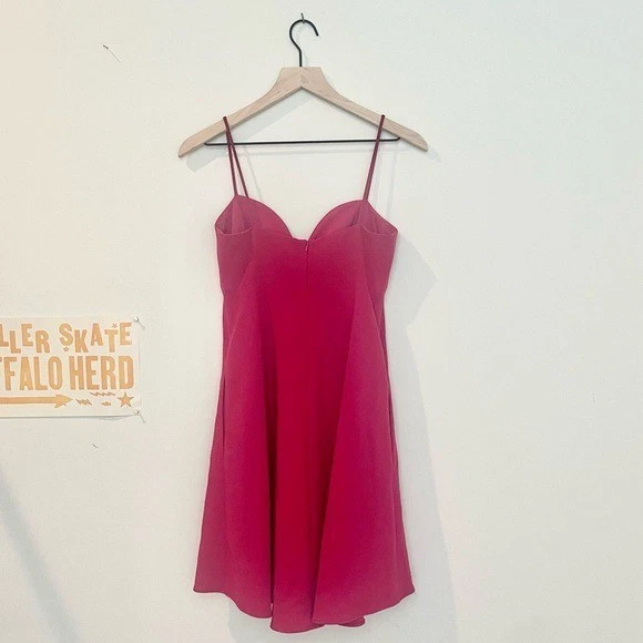 VETEMENTS Abito Halo McAdam nero nuovo con etichette rosa caldo con tasche completamente foderato maglia nuovo taglia 2