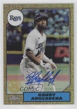 Randy Arozarena Chrome 2022 Silver Mojo /99 Auto
