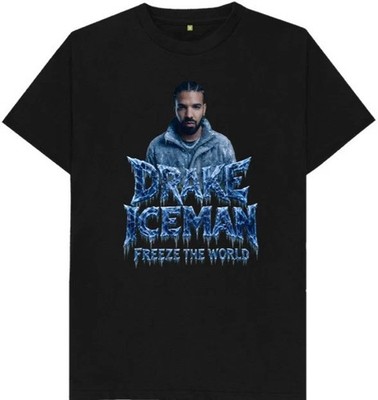 Drake Iceman  Freeze the World  Graphic Print T-Shirt Limited Edition!