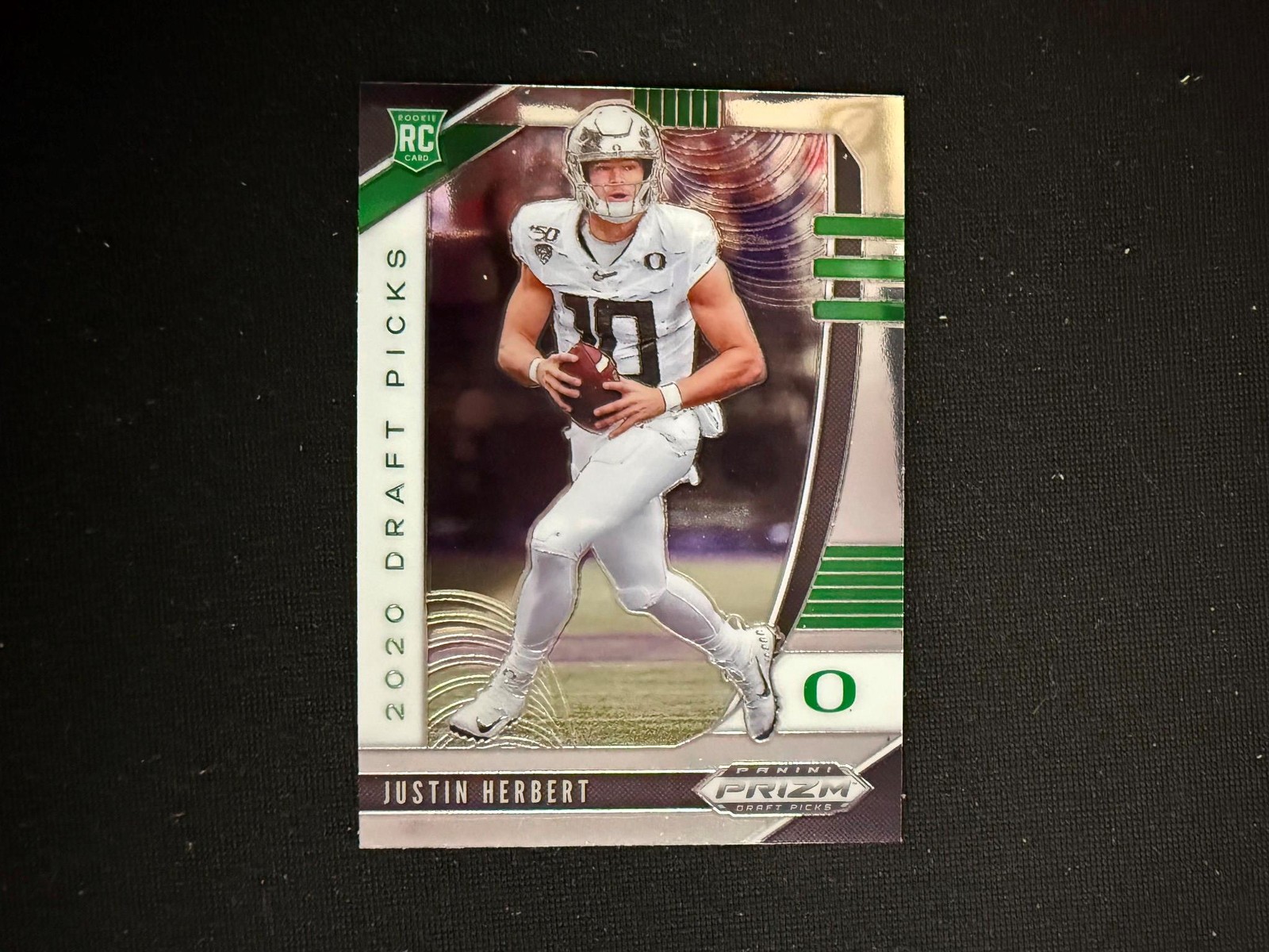 Justin Herbert 2020 Prizm Draft Picks Rookie RC Los Angeles Chargers D54