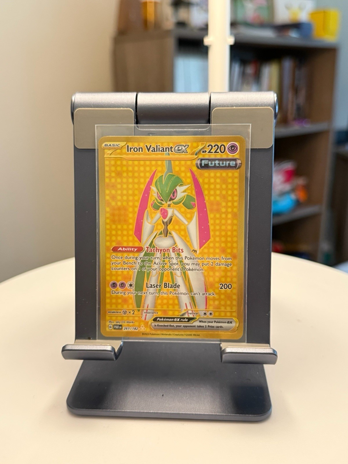 Iron Valiant EX 261/182SV04: Paradox Rift Hyper Rare Holo Card NM Condition