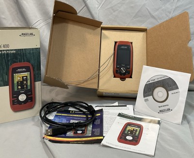 Magellan Triton 400 GPS Handheld Waterproof Hiking Navigator Open Box