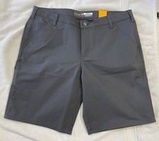Carhartt Womens Rugged Professional Loose Fit Canvas Work Short Gray Size 16 NWT