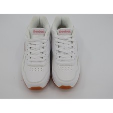 Reebok Royal Glide Womens Size 6 White Pink Gum Sole Low Sneakers AR30115W-WQT