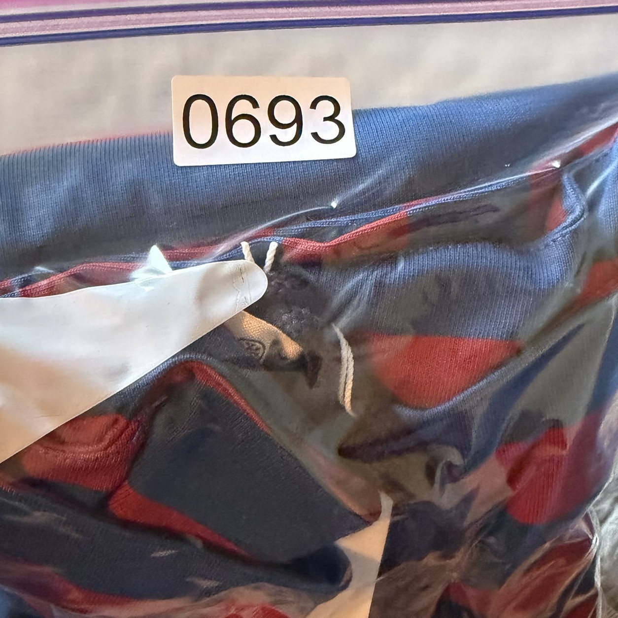 Tory Burch NWT Jersey Stripe Midi Dress Large Navy/Burgundy Logo Belt Stretch thumbnail 12