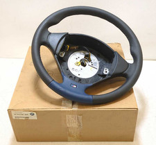New Oem Genuine Bmw Black Blue Leather Steering Wheel 1996-2002 Z3 M 32348021039