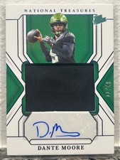 2025 National Treasures Collegiate Dante Moore BLUE ROOKIE PATCH AUTO RPA /49 SP