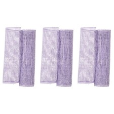 3 Pcs Decorative Mesh Ribbon, 10" x 5 Yard Mesh Ribbon Roll, Purple