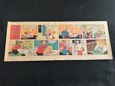 #Q20a HI AND LOIS by Mort Walker Lot of 7 Sunday Quarter Page Strips 1966
