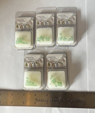 Swarovski Crystal Passions 2011 Crystal Beads Chrysolite Green Cube Lot of 60