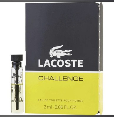 LACOSTE CHALLENGE BY LACOSTE  Sample 0.06OZ/2 ml EDT SPRAY FOR MEN
