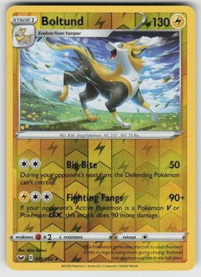 PO-04 Reverse Holo Boltund (075) 075/202 Holo Rare SWSH01: Sword & Shield Base S