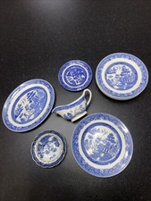Vintage Collection Of Blue & White Crockery Japanese Style Design