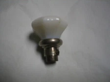 Antique Milk Glass Octagon Doorknob
