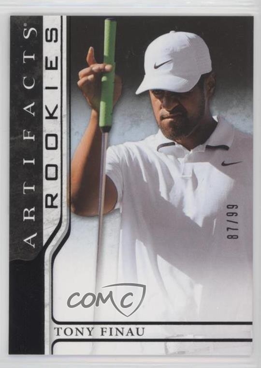 2021 Upper Deck Artifacts Rookies Black 87/99 Tony Finau #70 fm0
