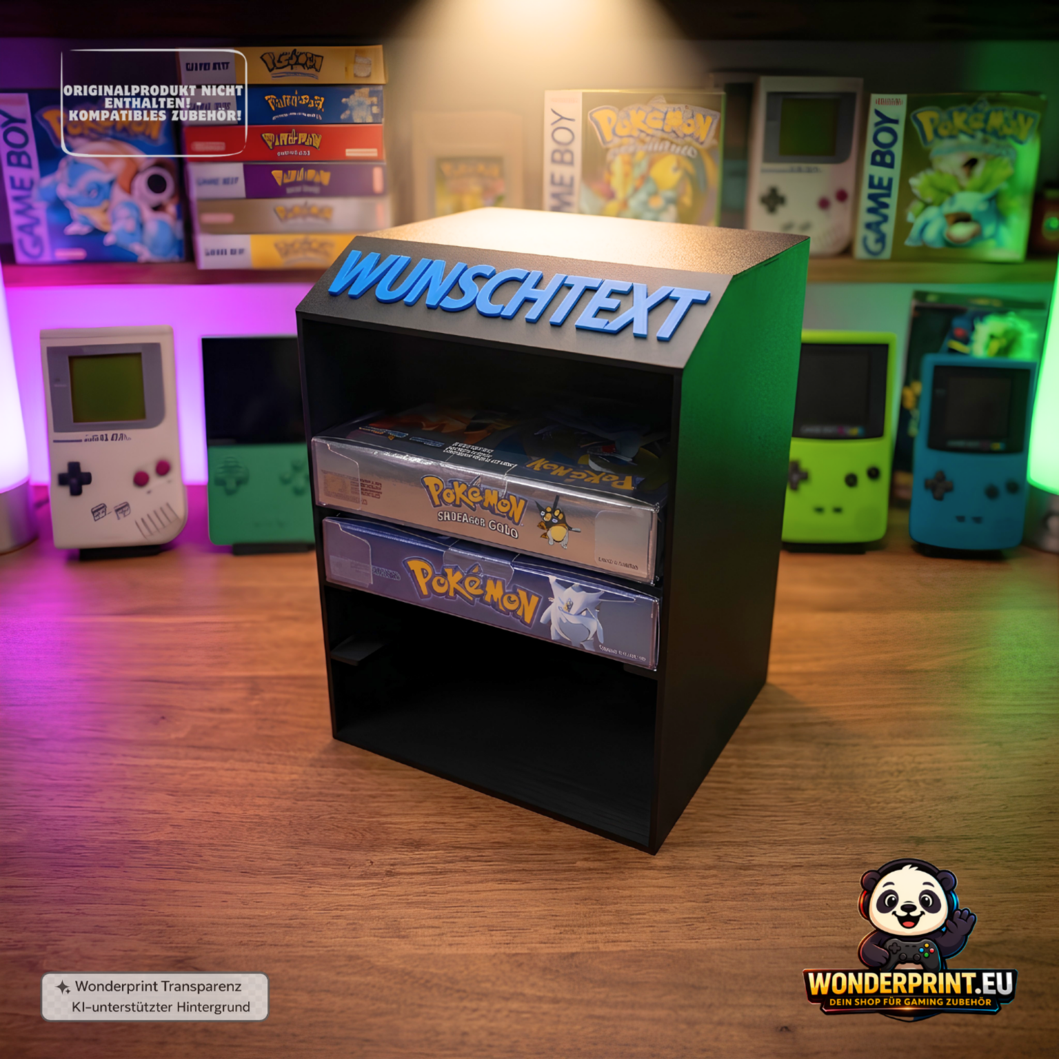 Halterung passend für Game Boy Color GB GBC OVP Spiele Display Aufsteller Stand