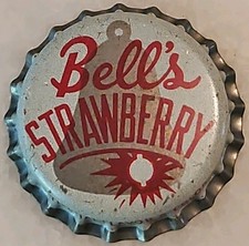 Vintage Bell's Strawberry Cork Lined Bottle Cap Crown Unused