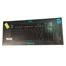 Logitech G Pro Mechanical Gaming Keyboard TKL GX Blue Clicky RGB New Open Box