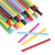 30pcs Mini Glue Stick 0.3"x3.9" High-Stick Hot Glue Gun Sticks, Mixed Colors 0.33 per stick