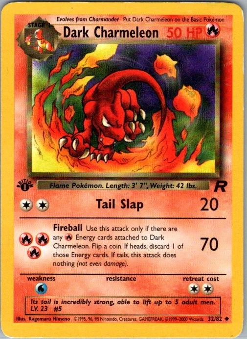 Charmeleon Pokémon TCG 1st Edition Individual Trading Card Games