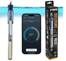 SICCE Scuba Contactless Submersible Heater, 100 Watts - UPC: 8011469978900
