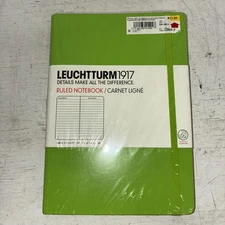 New Leuchtturm1917 Blank Hardcover Notebook (green) 249 Numbered Pages Sealed