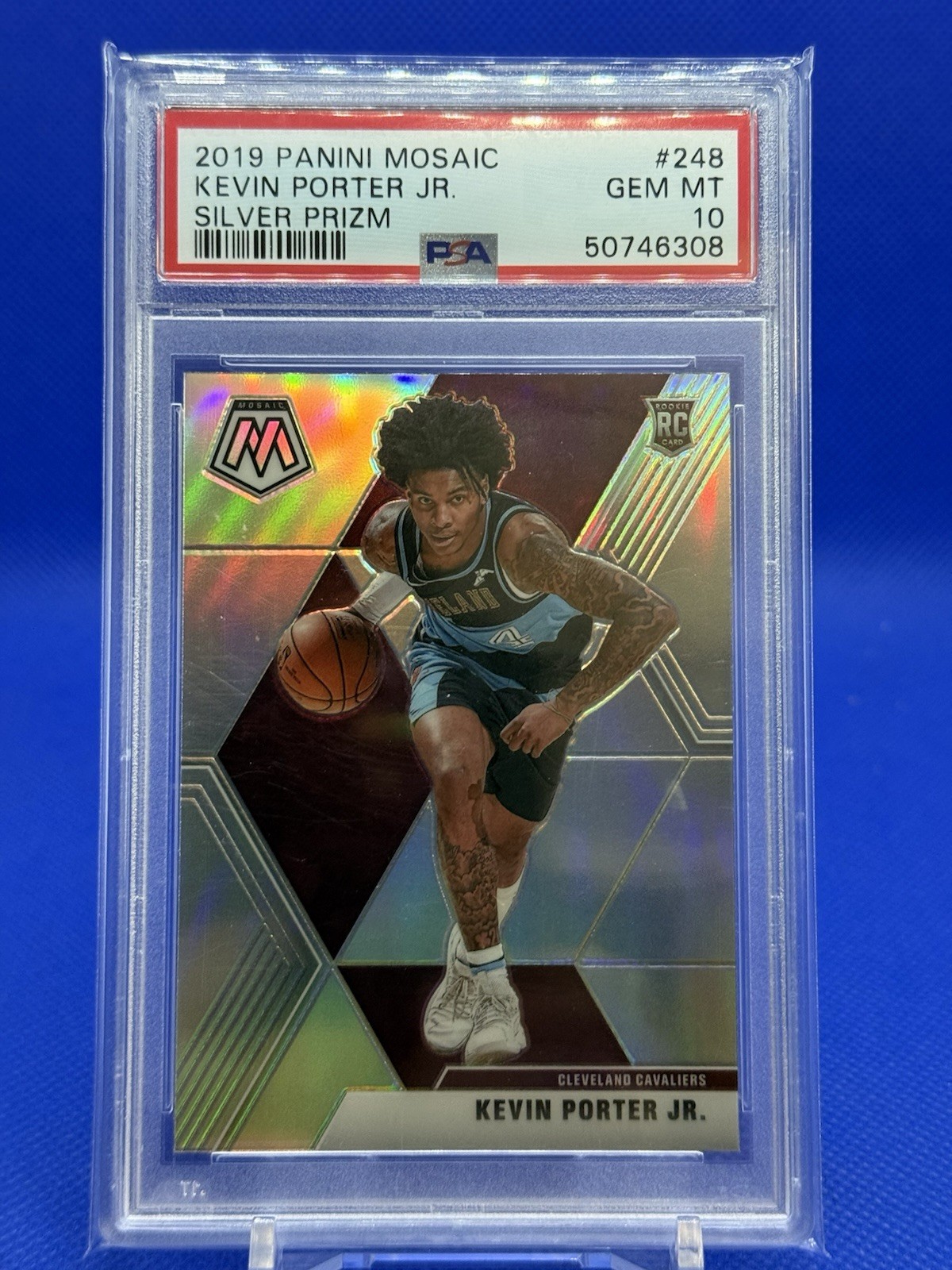Kevin Porter Jr 2019-20 Panini Mosaic PSA 10 Silver Prizm Rookie RC #248