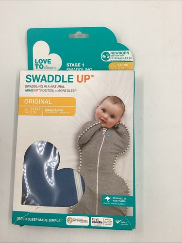 Love To Dream Swaddle UP Original Swaddle Newborn - Blue 2.5 - 5-8.5 Lbs