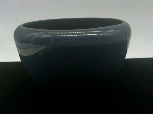 Vintage McCoy Pottery Blue Planter Bowl