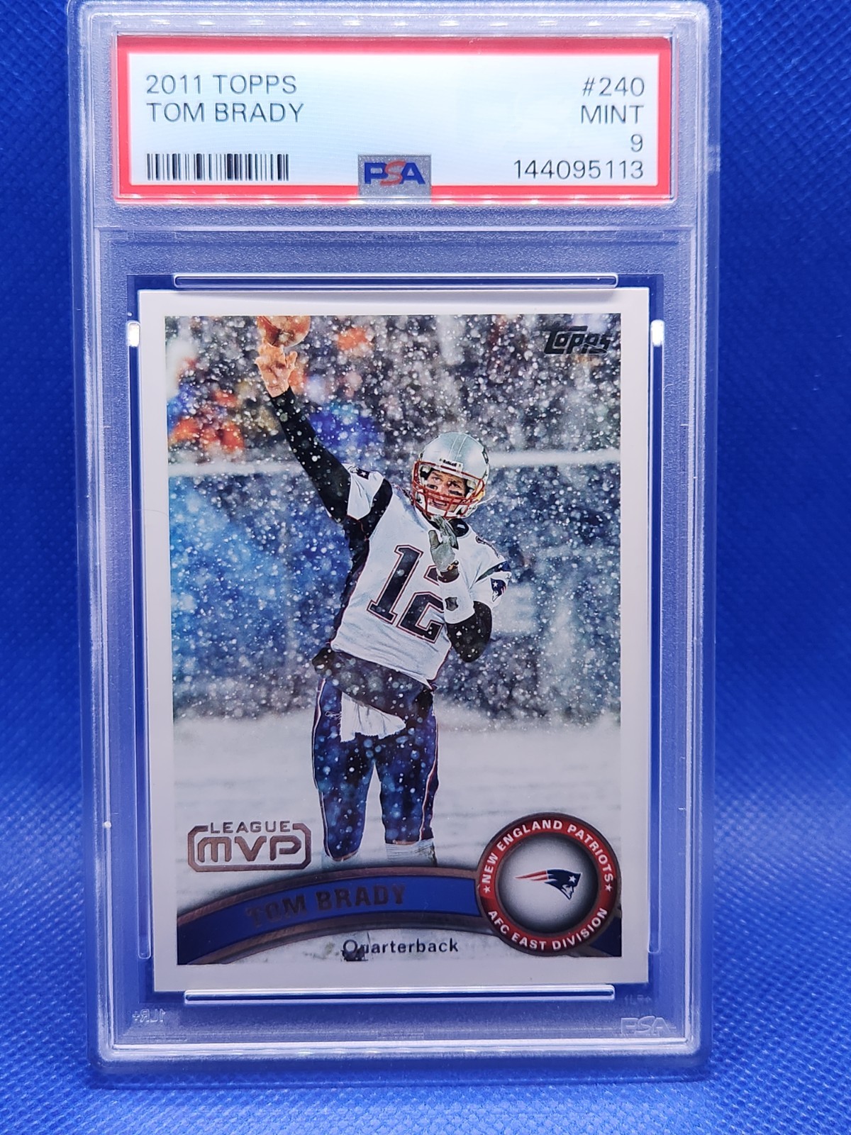 2011 TOM BRADY Topps  #240 PSA 9 (2025 grade) view 11