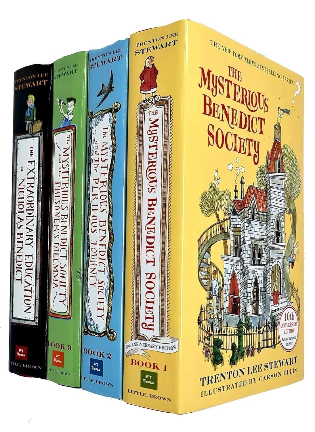The Mysterious Benedict Society Series 4 Books Collection Set Perilous Journey