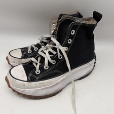 Converse Run Star Hike Hi - Black/White/Gum 166800C Women's Size 6.5 Sneakers
