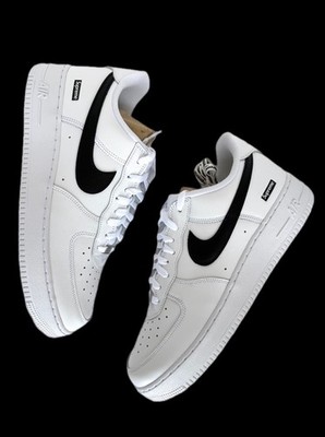Size 12 - Nike Air Force 1 Low Supreme White Black DS Brand New CU9225-102