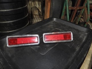 OEM MOPAR 1970 Dodge CORONET LH RH Pair Rear Side Quarter Marker Light charger
