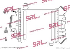 Ladeluftkühler für Mercedes SL SLC GLS GLE GLC CLS Shooting Brake C205 ab 13->