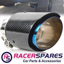 2.5" Inlet 3.5" Outlet Exhaust Pipe Carbon Fiber For Porsche 718 Cayman Boxster