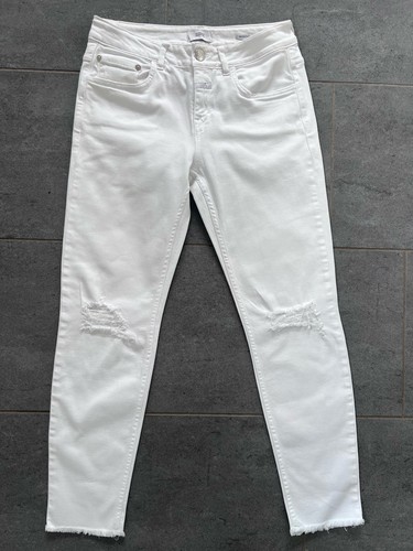 PANTALÓN VAQUERO BAKER CERRADO SEÑORA TALLA 36 W28 BLANCO COMO NUEVO - Imagen 3 de 6