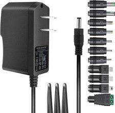 Universal 5V 2A ac Adapter Power Supply with 11 DC Plug Tips AC to DC5V,