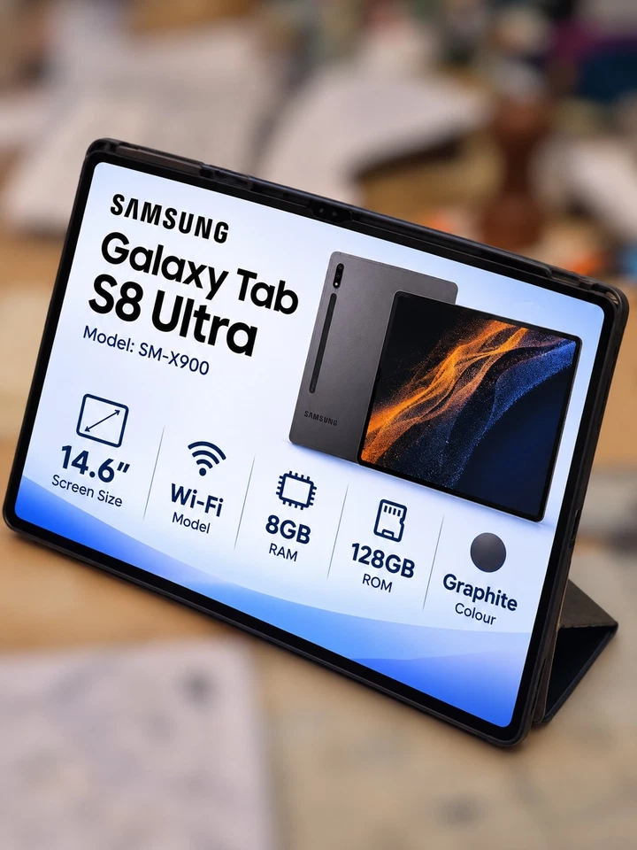 Samsung Galaxy Tab S8 Ultra · 128GB · Wi-Fi, photo 2 of 2
