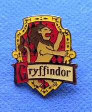 Harry Potter House of Gryffindor Logo Metal Enamel Pinback British Crest Pin E3