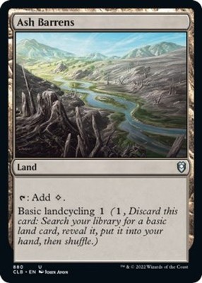 NM - Ash Barrens [CLB - 880] Commander Legends: Battle for Baldur's Gate