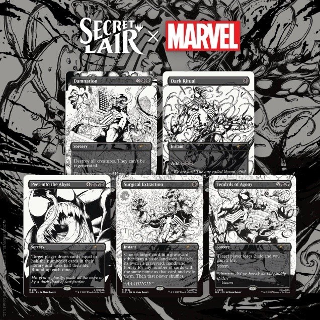MTG Secret Lair Marvel Spider-Man: Venom Unleashed (Inks) 🔥IN