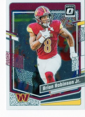 Brian Robinson Jr. - 2023 NFL Panini Optic - Washington Commanders #195