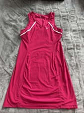 Nike Dri-Fit Pink Tennis Dress Medium Athletic Court Dress