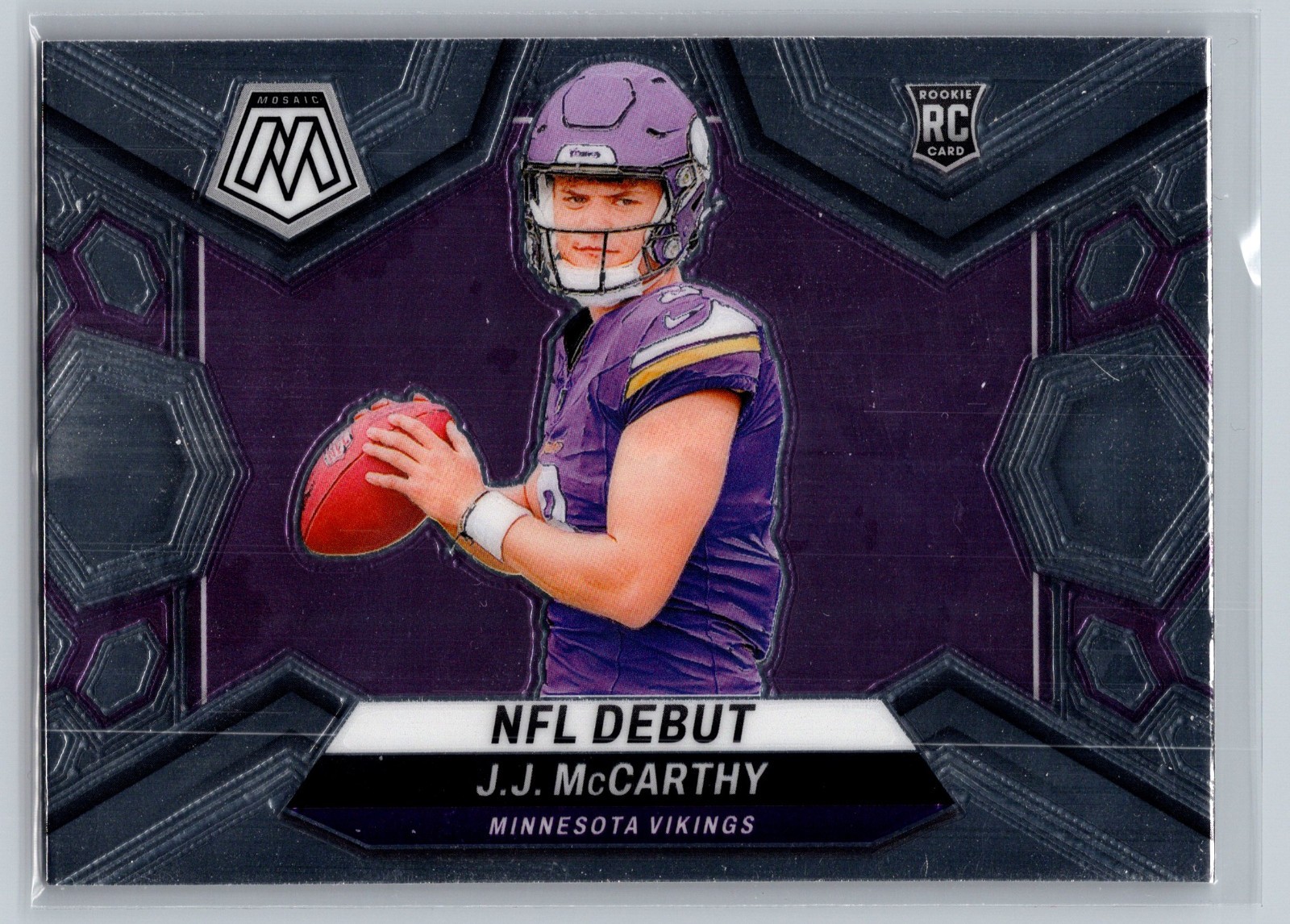 2024 Mosaic Silver RC NFL Debut JJ McCarthy