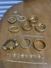 Unsorted Lot of Vintage Bracelets Costume Jewelry Wrist Candy